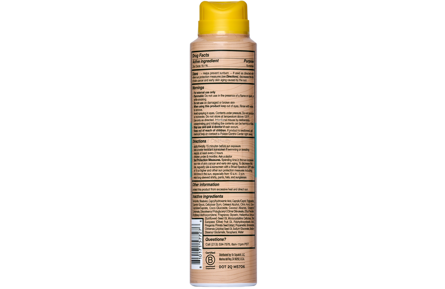 Spray Sunscreen | SPF 30 UVA/UVB Protection | Non-Greasy Mineral Sunscreen for Men X1