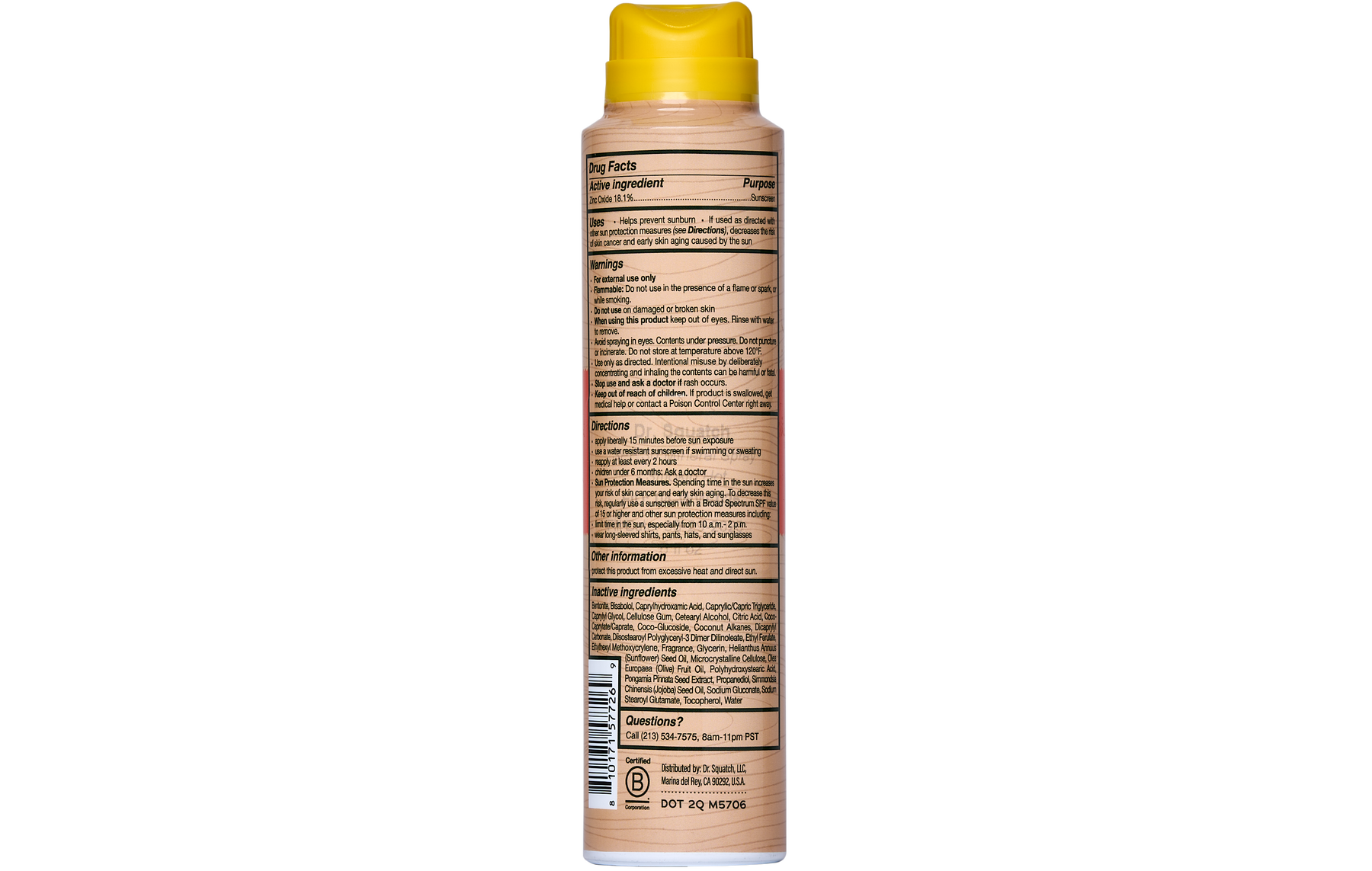 Spray Sunscreen | SPF 30 UVA/UVB Protection | Non-Greasy Mineral Sunscreen for Men X1