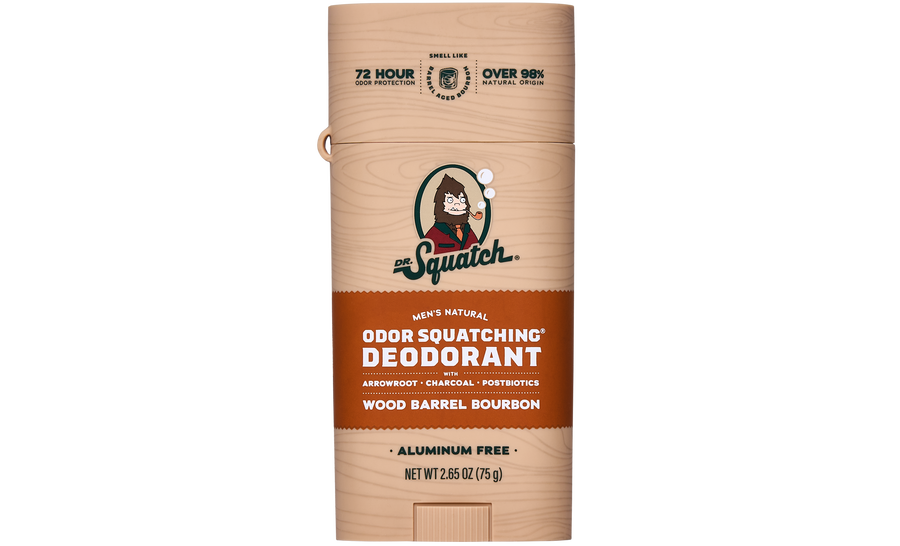 Wood Barrel Bourbon Deo Flask J7