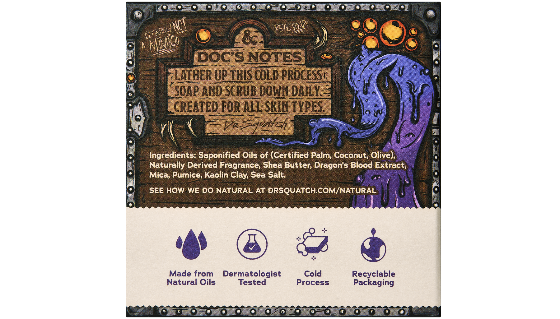 Dungeons & Dragons Mimic Bricc 3-Pack - Exclusive Limited Edition Bar Soap W1