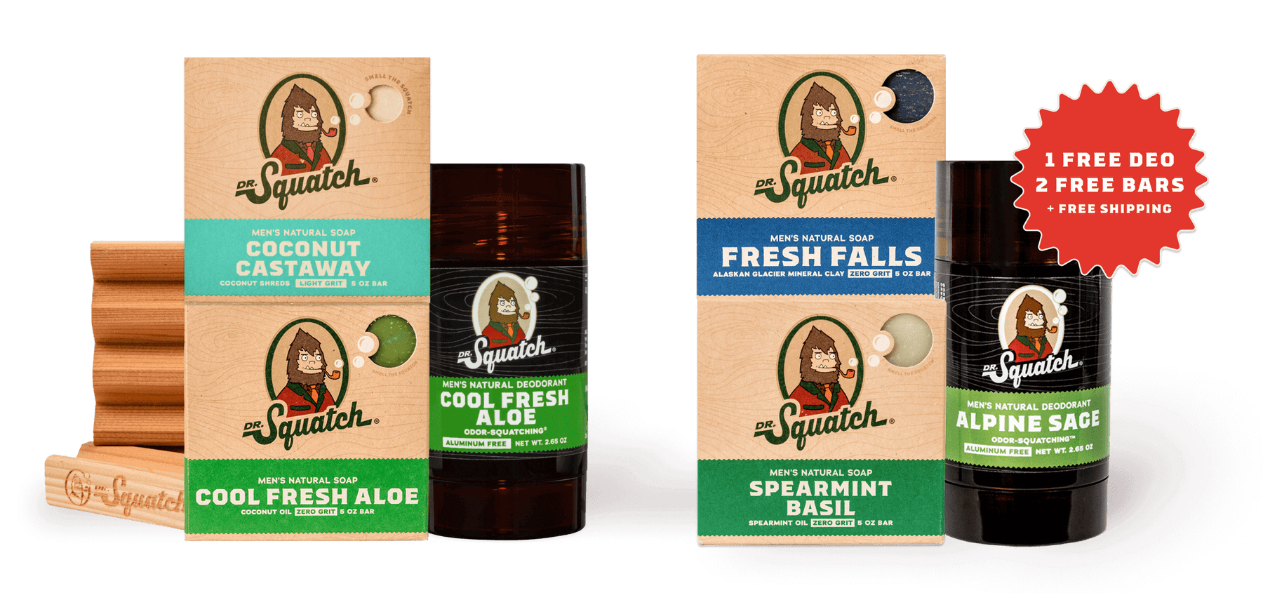Deodorant & Soap Starter Set X7