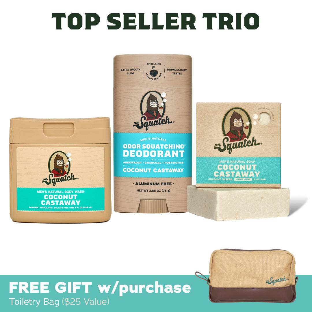 Soap, Deo, Body Wash + GWP Bag - Coconut Castaway J9