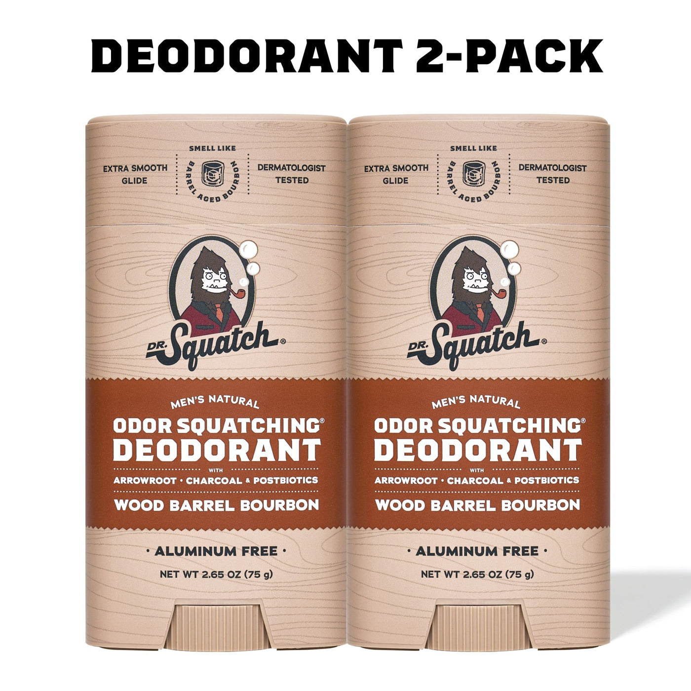 Wood Barrel Bourbon 2-Pack Deodorant X7