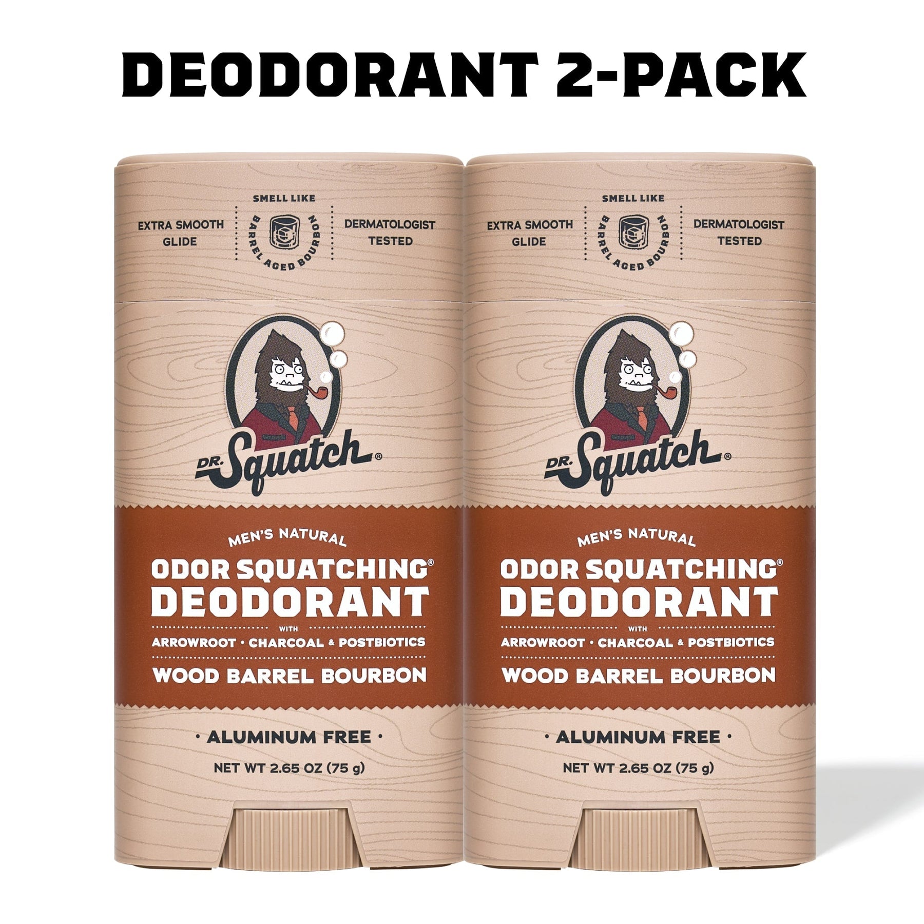 Wood Barrel Bourbon 2-Pack Deodorant X7