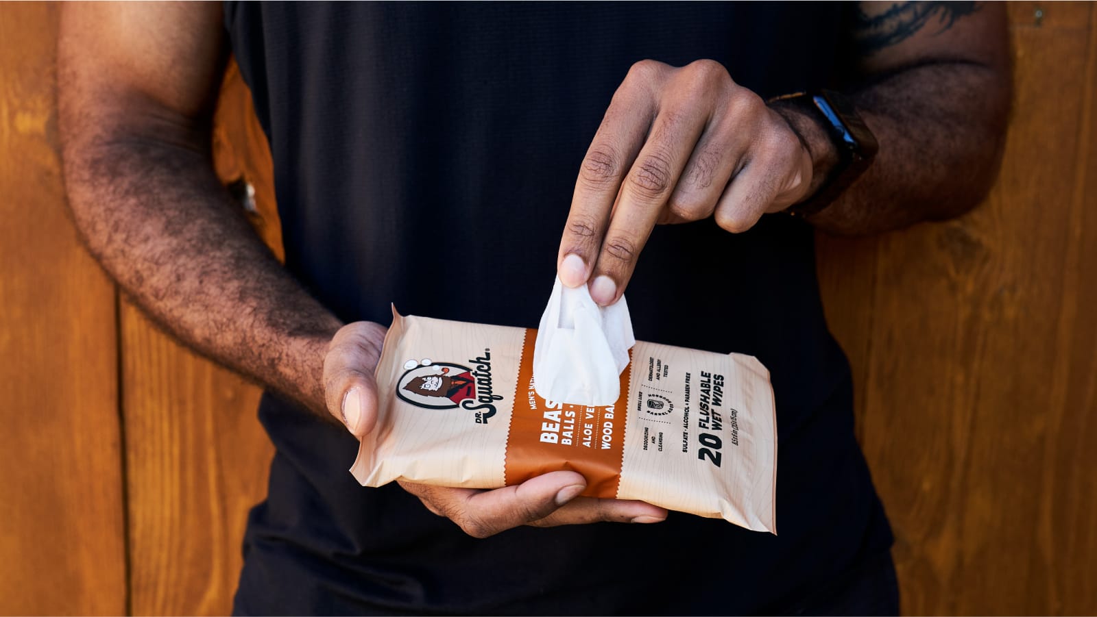 FREE Wood Barrel Bourbon Wipes A3