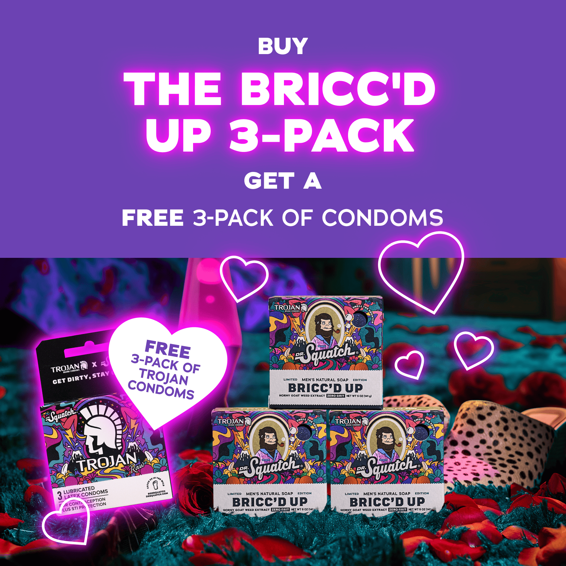 Bricc'd Up Condom 3-Pack Z1