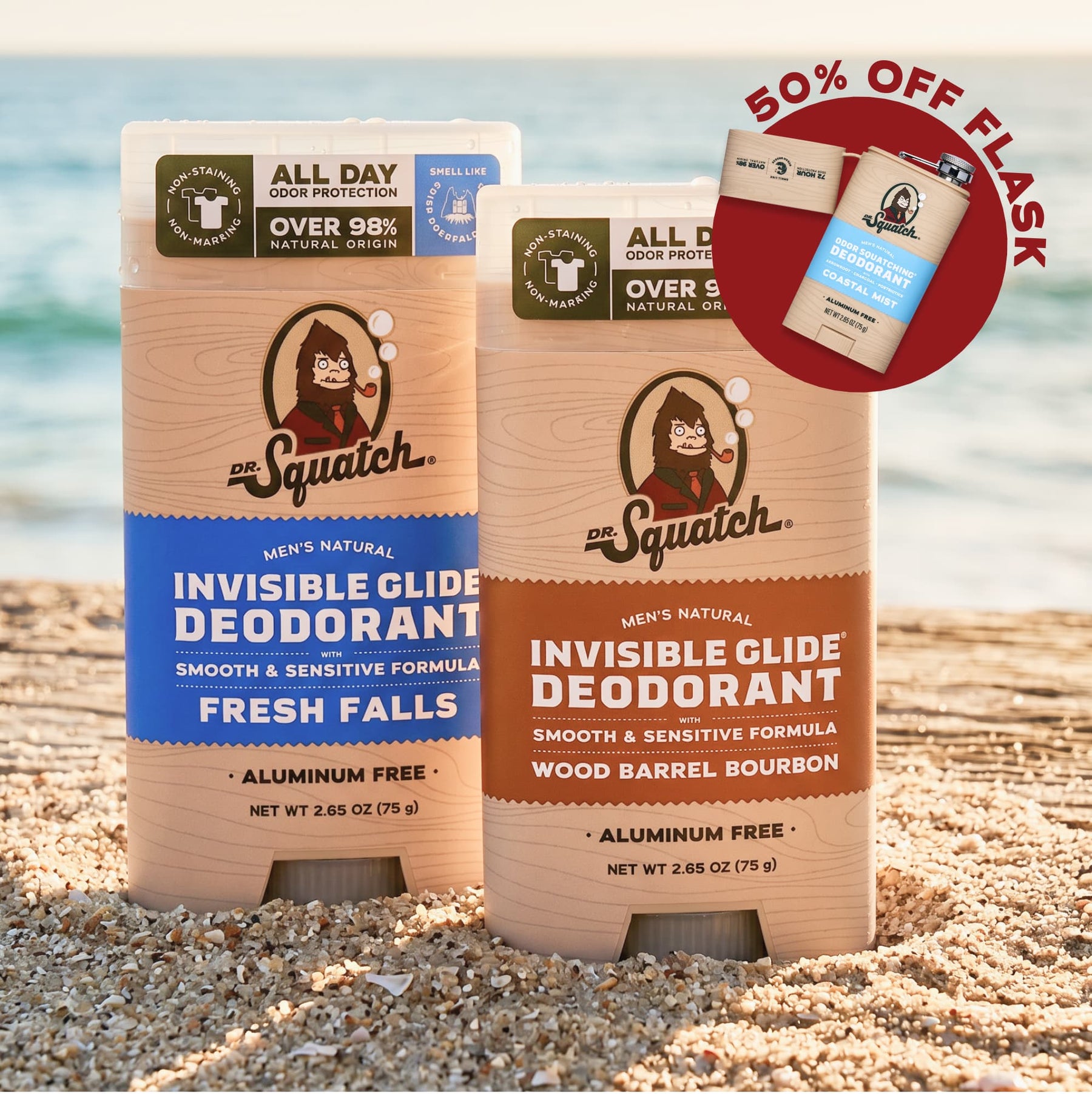 2-Pack Glide + Deo Flask H4
