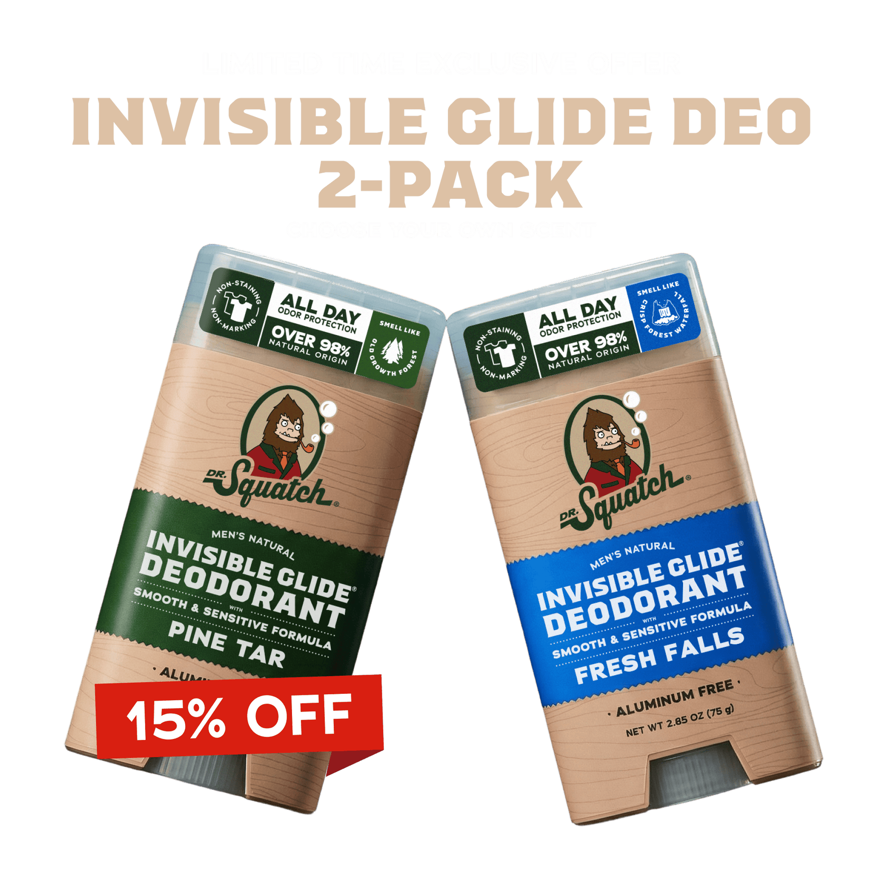 Exclusive: Invisible Glide Deodorant 2-Pack Offer E8