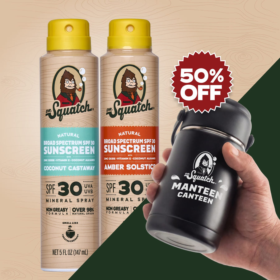 2-Pack Sunscreen + Manteen Canteen L4