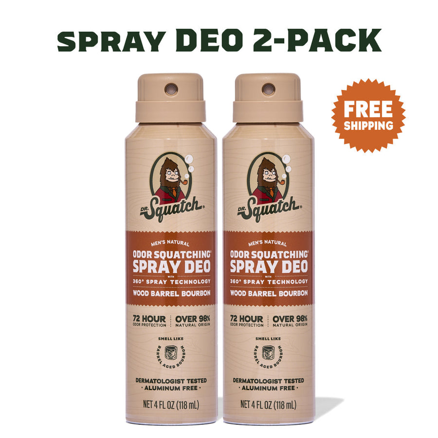 Wood Barrel Bourbon 2-Pack Spray Deo T0