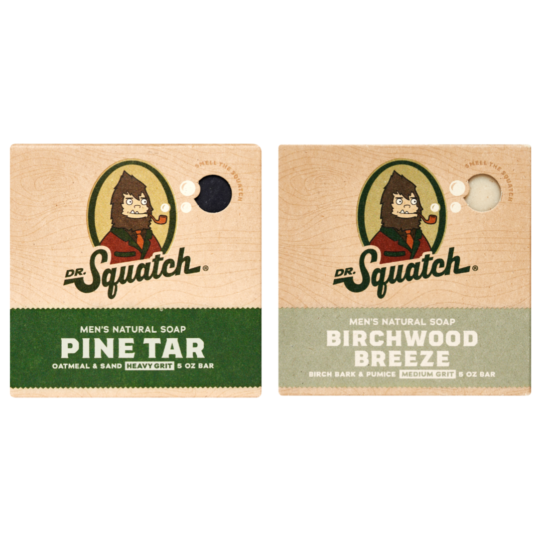 Woodsy 2-Pack Natural Bar Soap W1