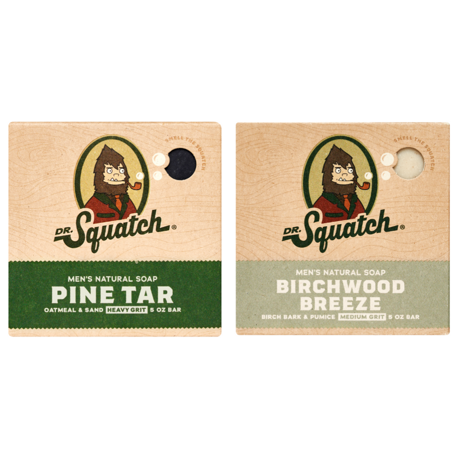 Woodsy 2-Pack Natural Bar Soap W1