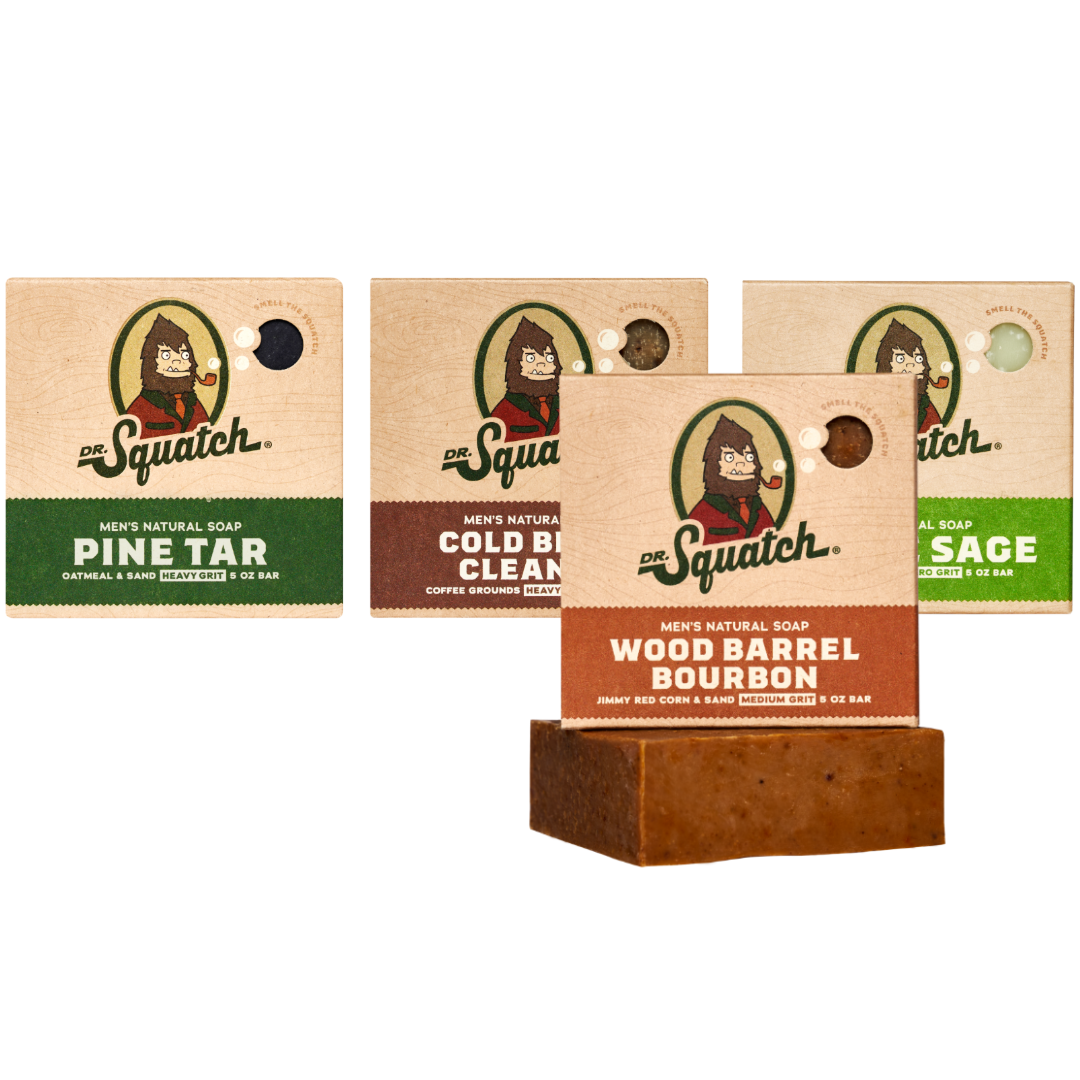 Woodsy 4-Pack Natural Bar Soap T6