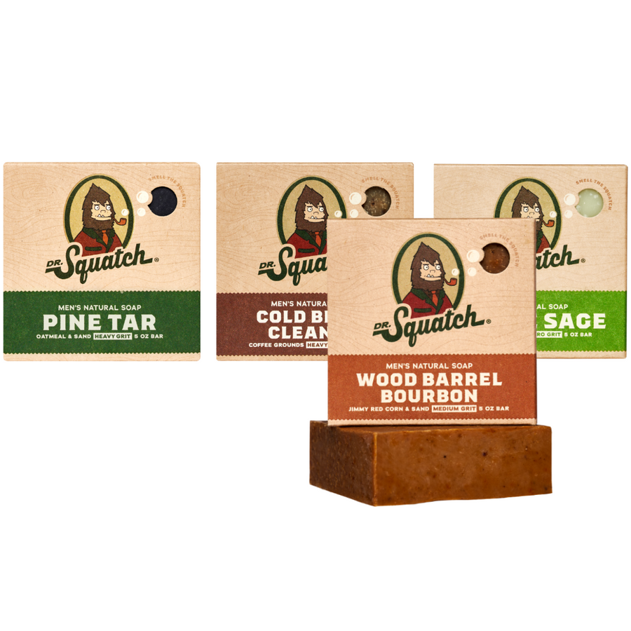 Woodsy 4-Pack Natural Bar Soap T6