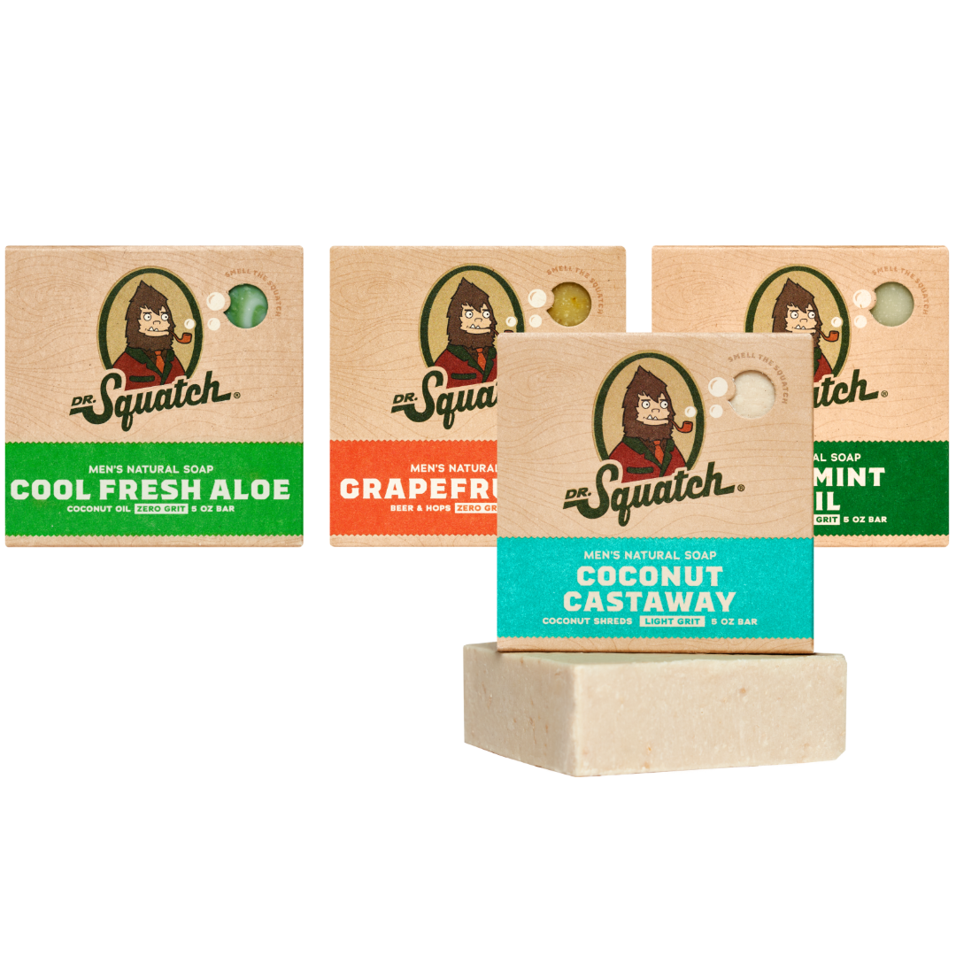 Clean 4-Pack Natural Bar Soap F7