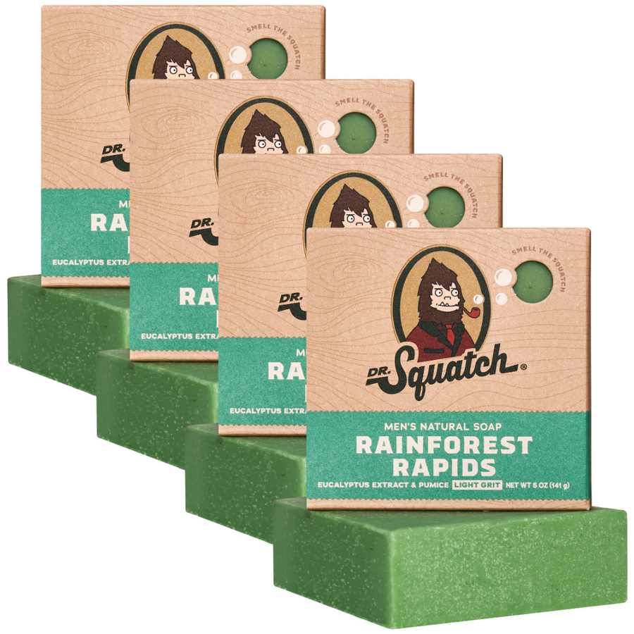4-Pack Rainforest Rapids Natural Bar Soap Z8