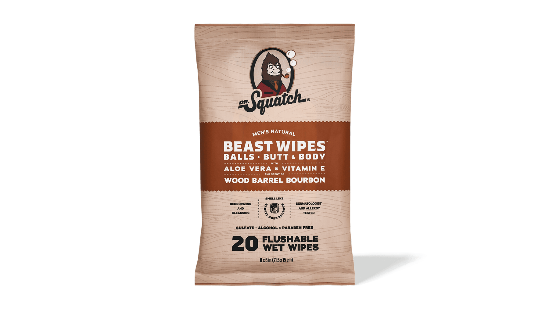 FREE Wood Barrel Bourbon Wipes A3