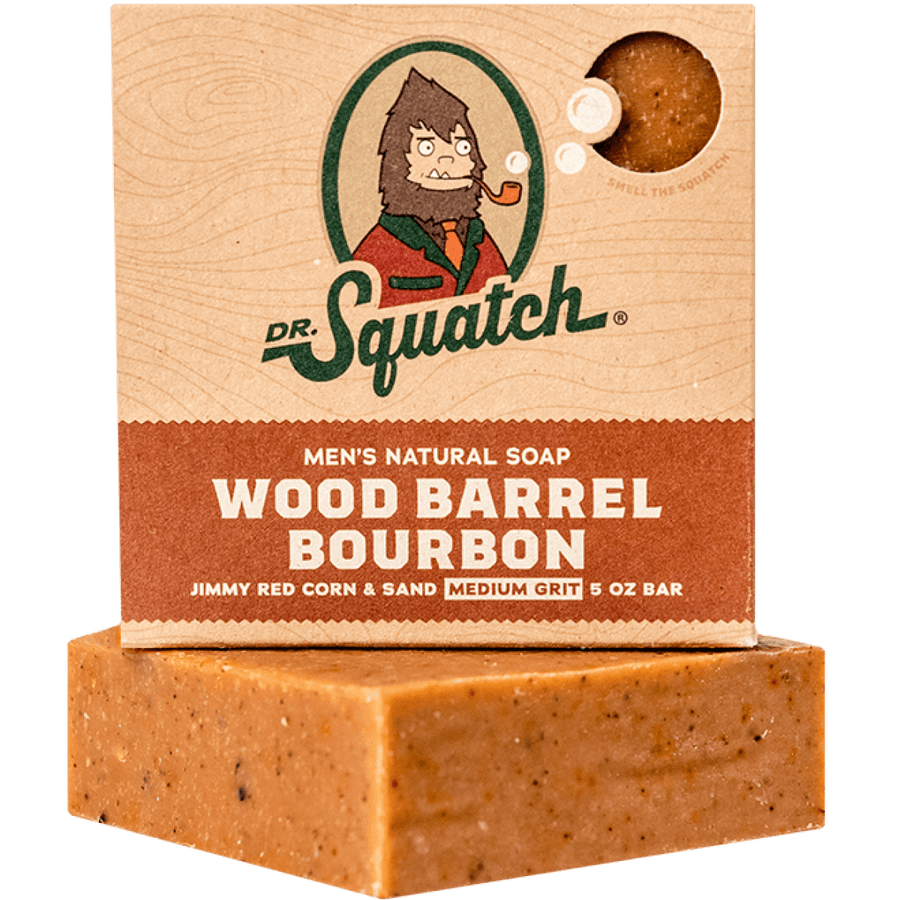Essentials: Wood Barrel Bourbon Bar Soap B5