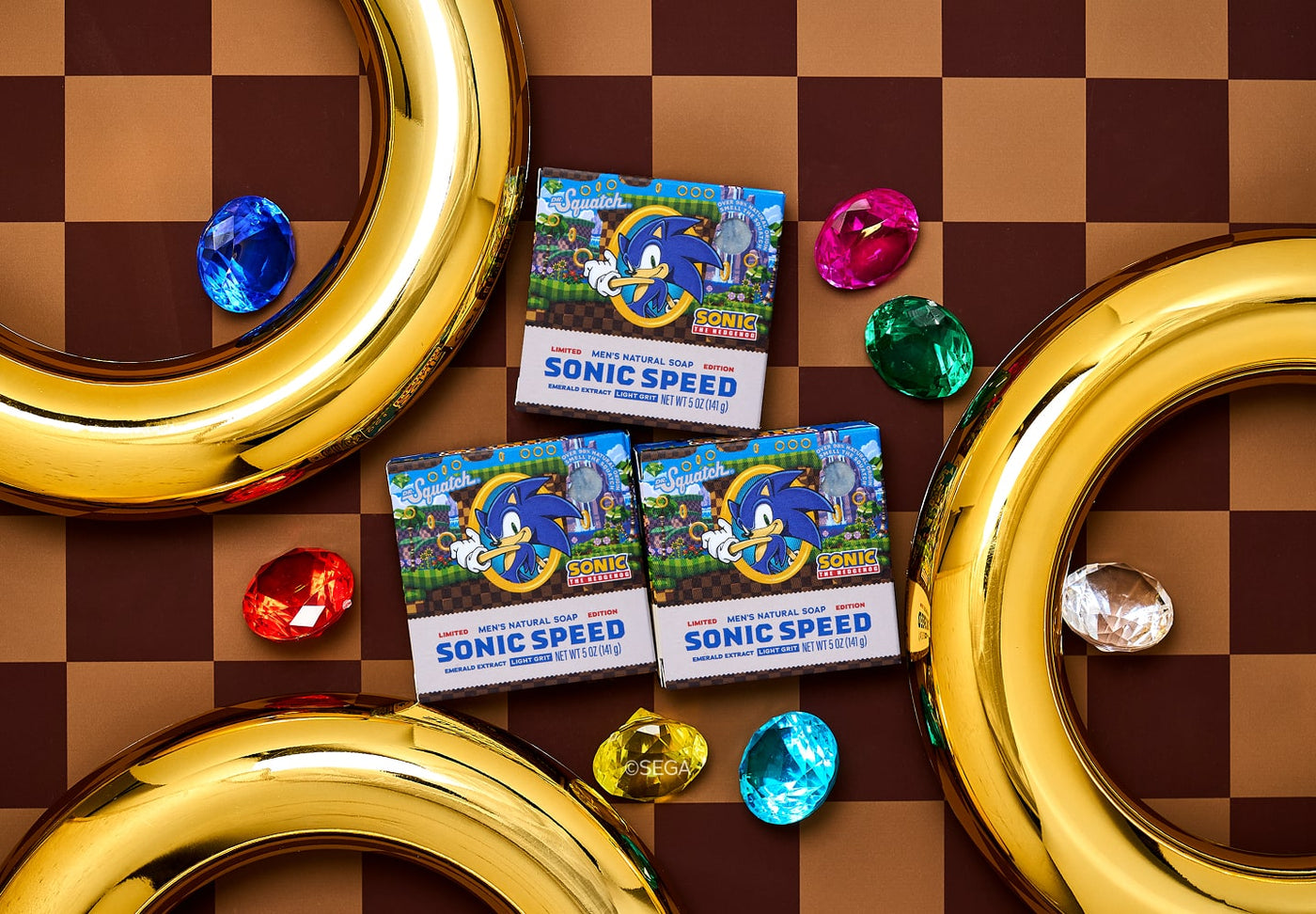 Sonic Speed Super Pack - Exclusive Limited Edition Bar Soap and Deodorant Bundle R2